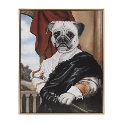 Madison Park 20.5 Pet Portrait Framed Print In White