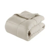 Madison Park 300 Thread Count Cotton Percale Luxury Down Alternative Comforter In Tan