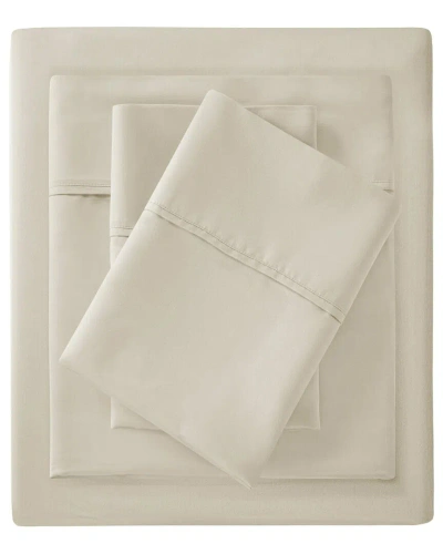 Madison Park 300 Thread Count Organic Cotton Deep Pocket Sheet Set In Neutral