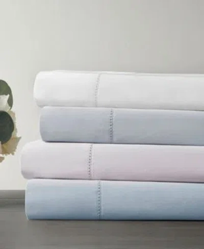 Madison Park 500 Thread Count Egyptian Cotton Deep Pocket 4 Piece Sheet Sets In Light Blue