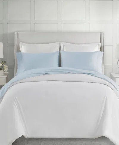 Madison Park 500-thread Count Egyptian Cotton Deep Pocket 4-piece Sheet Set, Queen In Light Blue