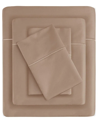 Madison Park 600 Thread Count Pima Cotton Sheet Set In Brown
