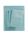 Madison Park 800 Thread Count Cotton Blend Sateen 6-pc. Sheet Set, California King In Aqua