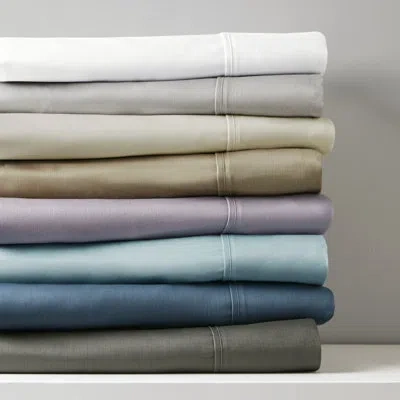 Madison Park 800 Thread Count Cotton Blend Sateen Sheet Set In Gray