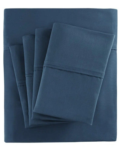 Madison Park 800 Thread Count Sateen Sheet Set In Blue