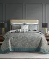 Madison Park Adeline Paisley Reversible Jacquard 5-pc. Bedspread Set, King In Teal