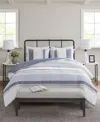 Madison Park Allegany 3 Piece Jacquard Duvet Cover Set, King/california King In Blue