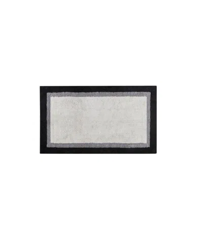 Madison Park Amherst Bath Rug, 27" X 45" In Black