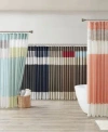 Madison Park Amherst Faux Silk Shower Curtain Collection In Multi