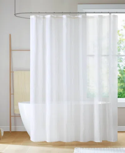 Madison Park Anna Sheer Shower Curtain, 72" X 8 4" In White