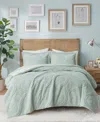 Madison Park Arya Embroidered Medallion Faux Fur 3-pc. Comforter Set, Full/queen In Turquoise
