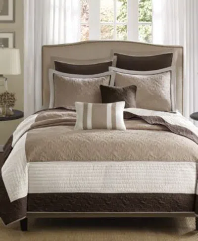 Madison Park Attingham Quilt Sets In Brown