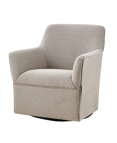 Madison Park Augustine 30.75" Fabric Swivel Glider Chair In Multi