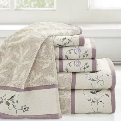 Madison Park Belle 6-pc. Bath Towel Set In Purple