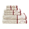 Madison Park Belle 6-pc. Bath Towel Set In Red