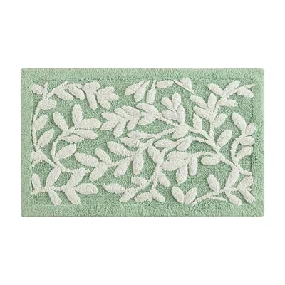 Madison Park Belle Cotton Tufted Bath Rug In Green