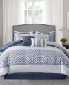 Madison Park Bennett 7 Pc. Comforter Sets In Gray
