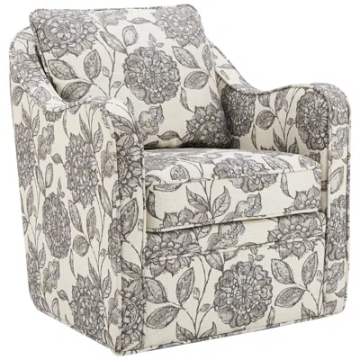 Madison Park Betty Multi-color Swivel Accent Armchair