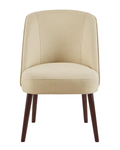 Madison Park Bexley Rounded Back Dining Chair In Neutral