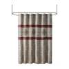 Madison Park Blaine Shower Curtain In Red