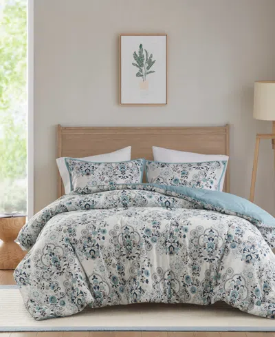 Madison Park Brielle 3-pc. Comforter Set, Full/queen In Blue