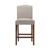 Madison Park Camel Counter Stool, Cream Color In Gray