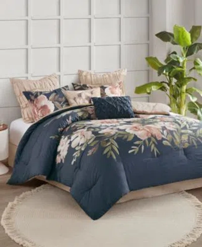 Madison Park Camillia 8 Pc. Comforter Sets In Blue