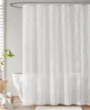 Madison Park Candice Sheer Shower Curtain, 72" X 72" In White