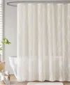 Madison Park Candice Sheer Shower Curtain, 72" X 84" In White