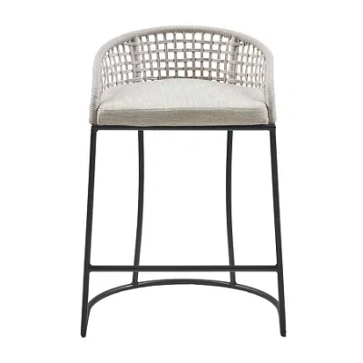 Madison Park Carmel Counter Stool In Black