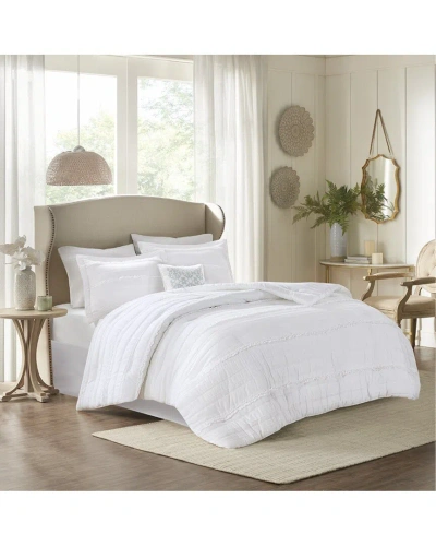 Madison Park Celeste Comforter Set In White