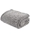 Madison Park Chunky-knit Handmade Throw, 50" X 60" In Grey