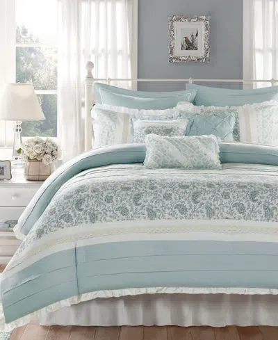 Madison Park Dawn 9-pc. Comforter Set, Queen In Blue