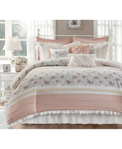 Madison Park Dawn 9-pc. Comforter Set, King In Blush