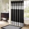 Madison Park Eastridge Shower Curtain In Black