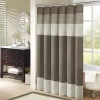 Madison Park Eastridge Shower Curtain In Sand