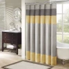 Madison Park Eastridge Shower Curtain In Yellow