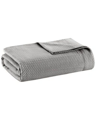 Madison Park Egyptian Cotton Blanket In Gray