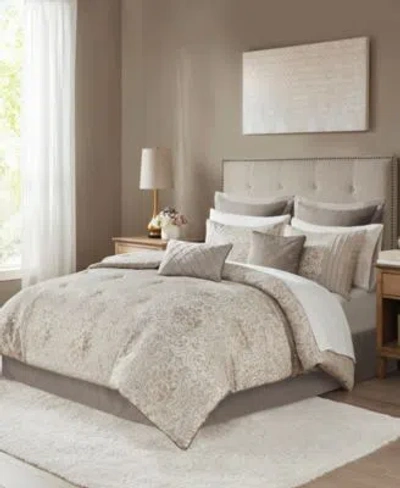 Madison Park Emilia Jacquard 12 Pc. Comforter Sets In Neutral