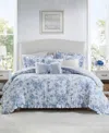 Madison Park Essentials Adele Reversible 5-pc. Comforter Set, Full/queen In Blue