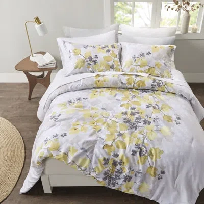 Madison Park Essentials Alexis Floral Comforter Set With Bed Sheets In Cream Floral