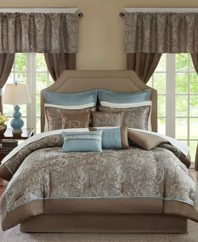 Madison Park Essentials Brystol 24-pc. Room-in-a-bag, Queen In Multi