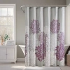 Madison Park Essentials Caldwell Shower Curtain In Purple