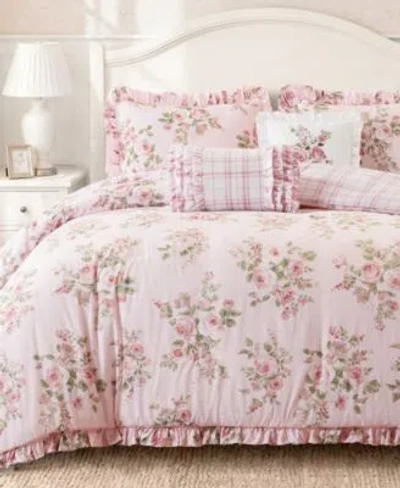 Madison Park Essentials Elena Floral Comforter Sets In Pink