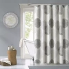 Madison Park Essentials Glendale Printed Shower Curtain In Gray