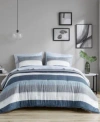 Madison Park Essentials Jaxon Wide Stripe Comforter Sets In Multi