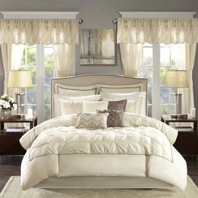 Madison Park Essentials Joella 24 Piece Room In A Bag In Ivory