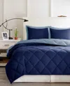 Madison Park Essentials Larkspur Reversible 2-pc. Comforter Set, Twin/twin Xl In Blue