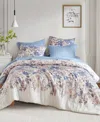 Madison Park Essentials Luna Floral 7-pc. Comforter, Full In Blue
