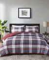 Madison Park Essentials Parkston Reversible 2-pc. Comforter Set, Twin/twin Xl In Red